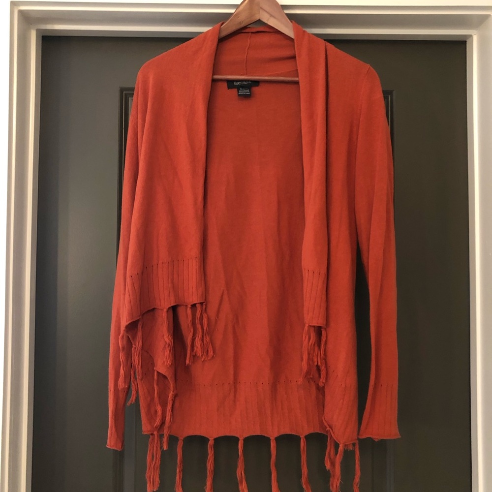 🌺 Karen Kane Women’s Cardigan Orange Size S